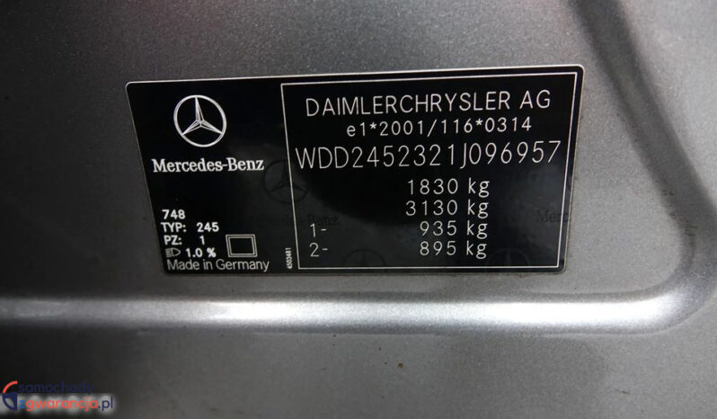 Mercedes-Benz Klasa B 170 Special Edition full