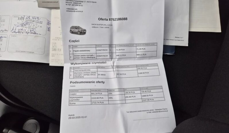 Dacia Duster 1.6 16V 4×2 Ambiance full