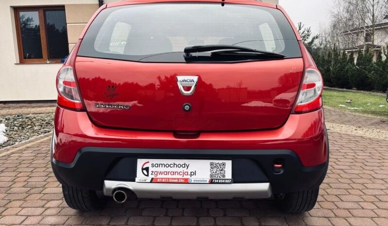 Dacia Sandero Stepway 1.6 MPI benz 86KM; Ładna; Bez korozji; Z Niemiec; FV Marża; Gwarancja! full