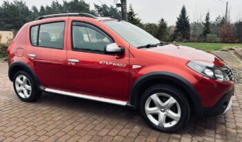 Dacia Sandero Stepway 1.6 MPI benz 86KM; Ładna; Bez korozji; Z Niemiec; FV Marża; Gwarancja! full