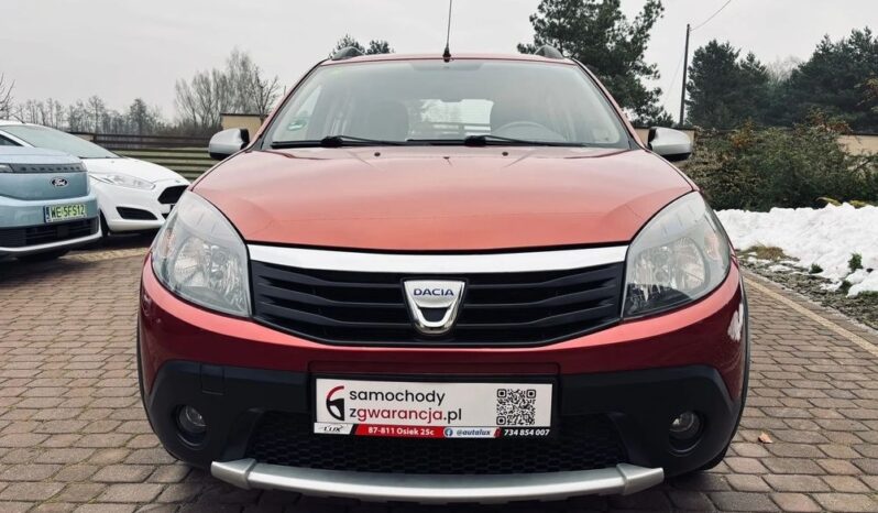 Dacia Sandero Stepway 1.6 MPI benz 86KM; Ładna; Bez korozji; Z Niemiec; FV Marża; Gwarancja! full