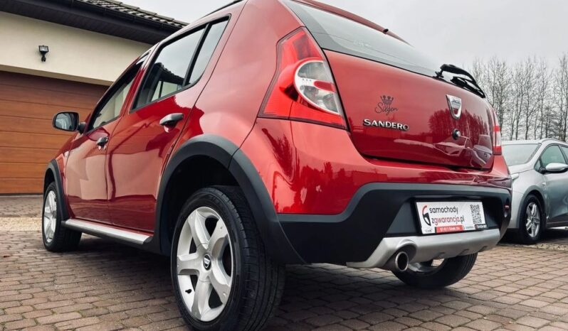 Dacia Sandero Stepway 1.6 MPI benz 86KM; Ładna; Bez korozji; Z Niemiec; FV Marża; Gwarancja! full