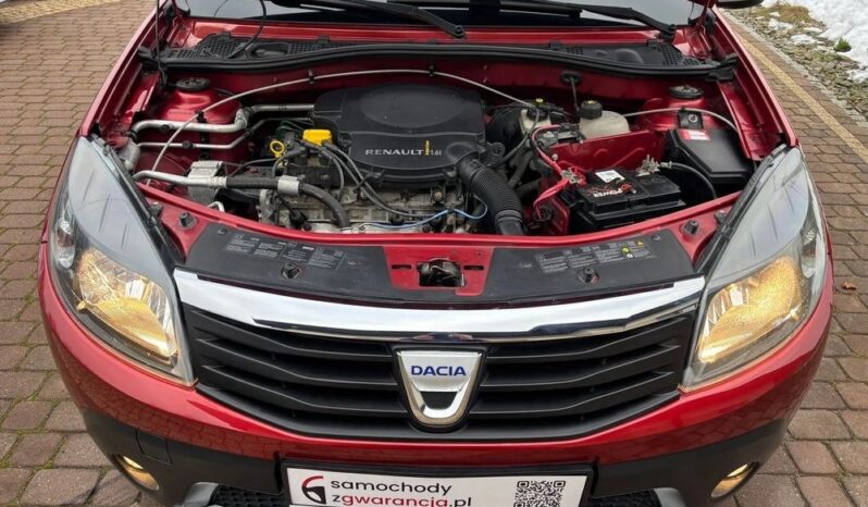 Dacia Sandero Stepway 1.6 MPI benz 86KM; Ładna; Bez korozji; Z Niemiec; FV Marża; Gwarancja! full