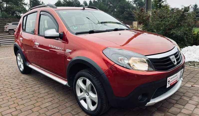 Dacia Sandero Stepway 1.6 MPI benz 86KM; Ładna; Bez korozji; Z Niemiec; FV Marża; Gwarancja! full
