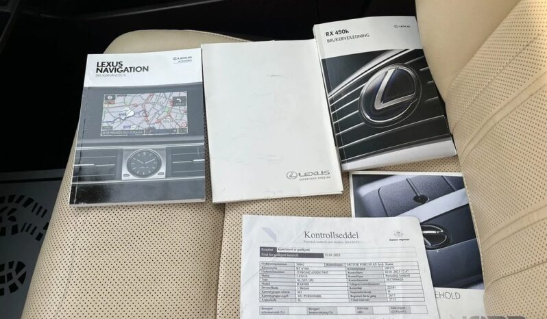 Lexus RX 450h Elegance full