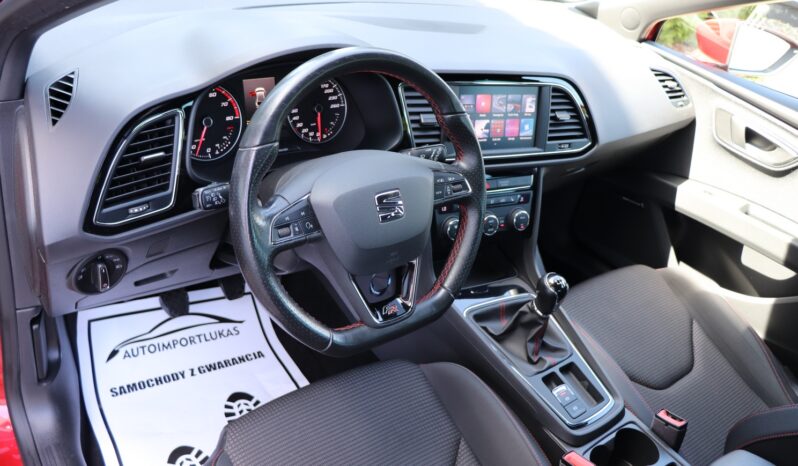 SEAT LEON 1.4 TSI FR, SERWISOWANY, NISKI PRZEBIEG, ZADBANY, GWARANCJA full