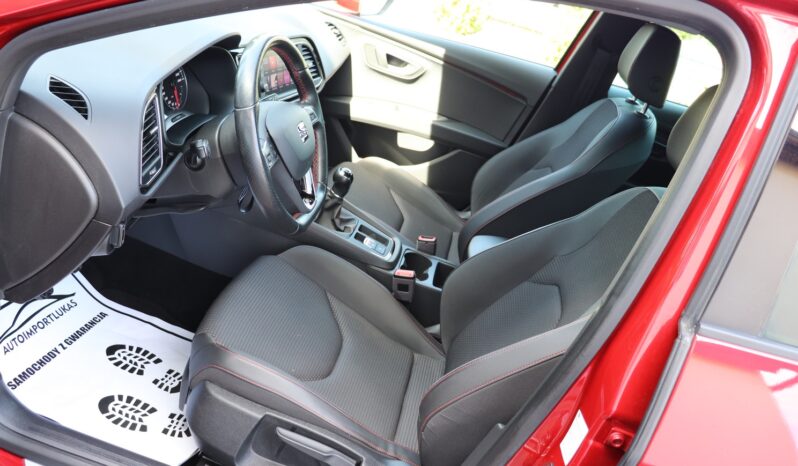 SEAT LEON 1.4 TSI FR, SERWISOWANY, NISKI PRZEBIEG, ZADBANY, GWARANCJA full