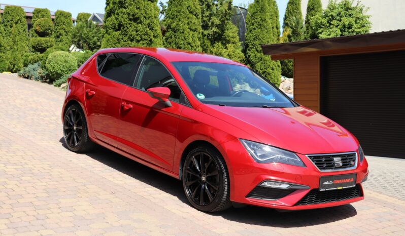 SEAT LEON 1.4 TSI FR, SERWISOWANY, NISKI PRZEBIEG, ZADBANY, GWARANCJA full