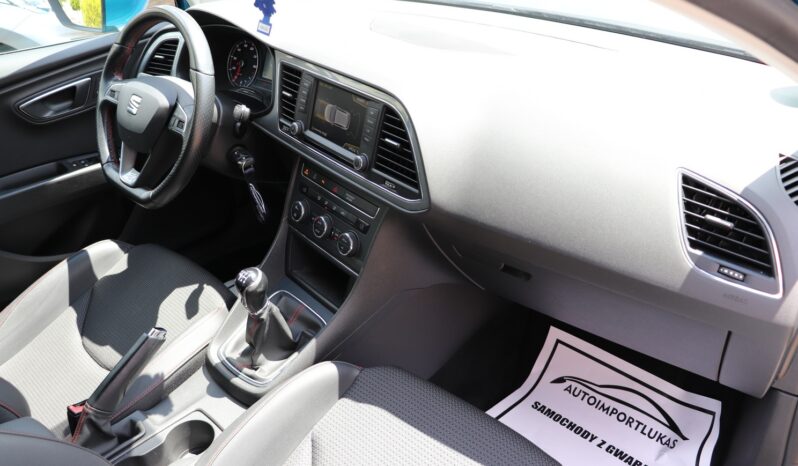 SEAT LEON 1.4 TSI FR, SERWISOWANY, 1 WŁAŚCICIEL, GWARANCJA full