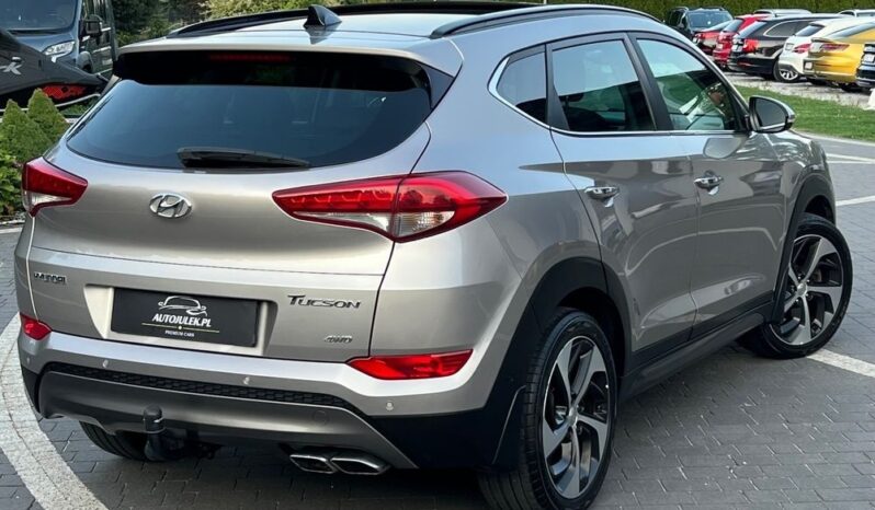 Hyundai Tucson 1.6 Turbo 4WD FULL WERSJA PANORAMA SKÓRA XENON LEDY WENTYLE KAMERA NAVI KEYLESS BLISS GWARANCJA full