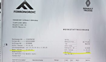 Piękny RENO MASTER L3H2 2.3 diesel 180KM przeb 60tyś SERWIS AS0 100ZWYPADEK 2LATA GWARANCJI full