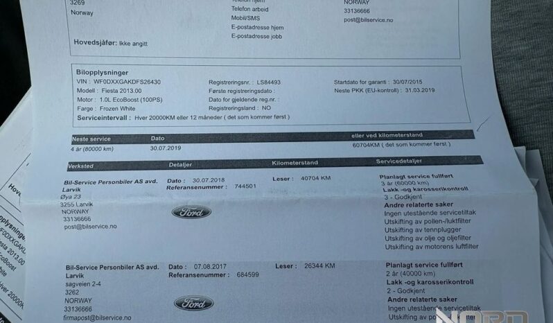 Ford Fiesta 1.0 EcoBoost Titanium full