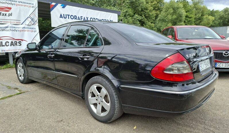 Mercedes E 220 Klimatronic 2-stref, Automat, Ele szyby 4x, Xenon, PDC 2x W211 (2002-2009) full