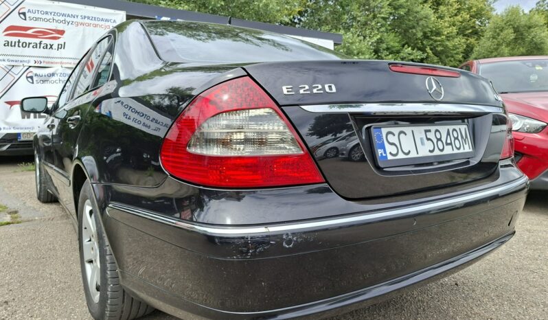 Mercedes E 220 Klimatronic 2-stref, Automat, Ele szyby 4x, Xenon, PDC 2x W211 (2002-2009) full