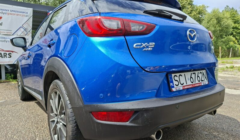 Mazda CX-3 4×4, Klimatronic, Nawigacja, Reflektory LED, PDC, 2 kpl. kół full