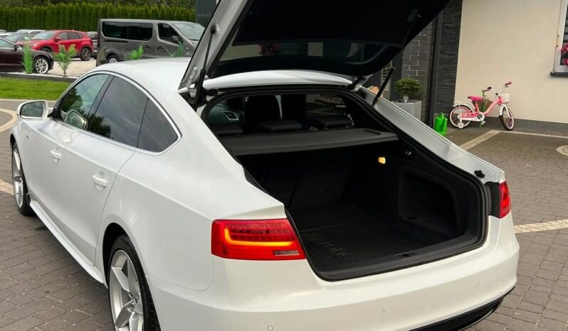 Audi A5 Sportback 2.0 TDI Quattro S tronic S-line Xenon Navi Kamera GrzaneFotele BiałaPerła Serwisowana Bezwypadkowa full