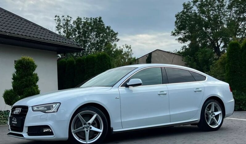Audi A5 Sportback 2.0 TDI Quattro S tronic S-line Xenon Navi Kamera GrzaneFotele BiałaPerła Serwisowana Bezwypadkowa full