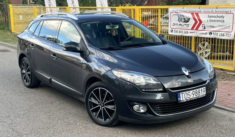 RENAULT MEGANE III 1.6 DCI 130KM – BOSE – KAMERA COFANIA – GRZANE FOTELE – KLIMATRONIC