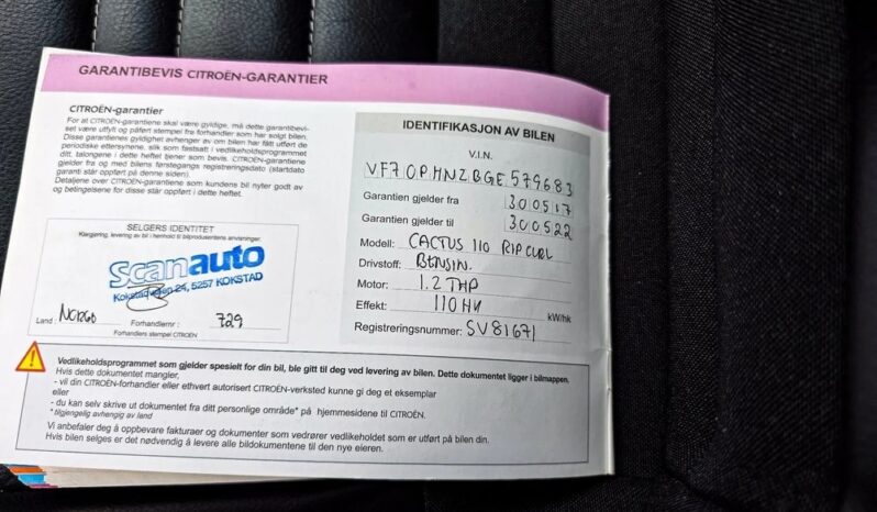 Citroën C4 Cactus 1.2 PureTech Rip Curl S&S full