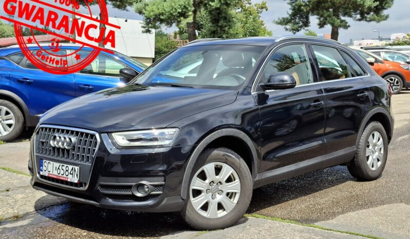 Audi Q3 Klimatronic 2-stref, Podgrz. fotele, Bi-Xenon, 2 kpl. kół, 2x PDC I (2011-2018) full