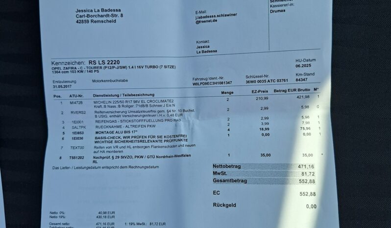 Opel Zafira Klimatronic 2-stref, Ele szyby 4x, Ele lusterka, 7 osobowy, PDC 2x C (2011-) full