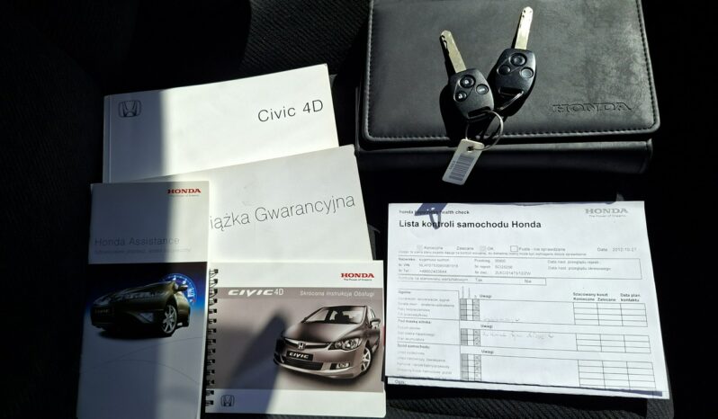 Honda Civic Klimatyzacja, Podgrzewane fotele, PL Salon, 1-wszy właściciel, PDC VIII (2006-2011) full