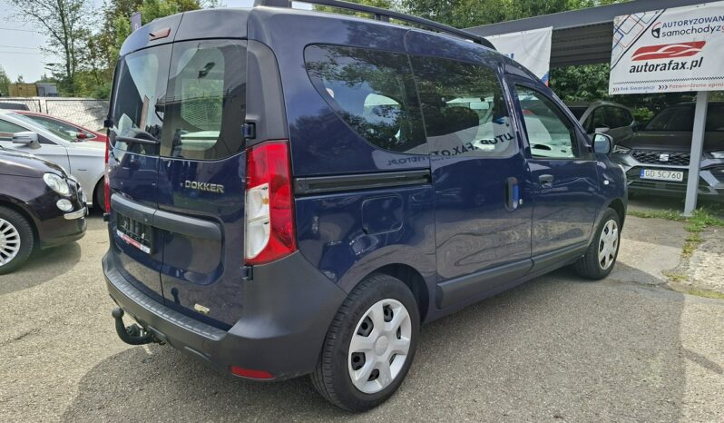 Dacia Dokker Klimatyzacja, Wahadło, Hak holowniczy, Ele szyby, Bluetooth full