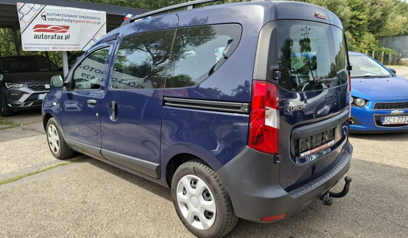 Dacia Dokker Klimatyzacja, Wahadło, Hak holowniczy, Ele szyby, Bluetooth full