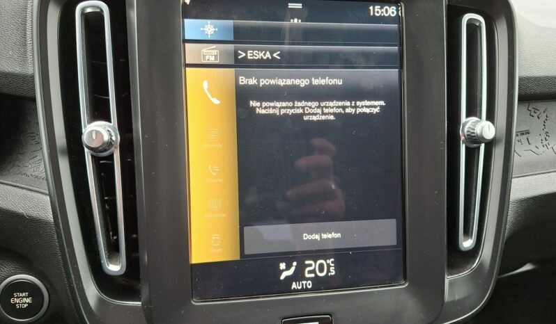 Volvo XC 40 Klimatronic, Nawigacja, CarPlay/AndroidAuto, PDC full