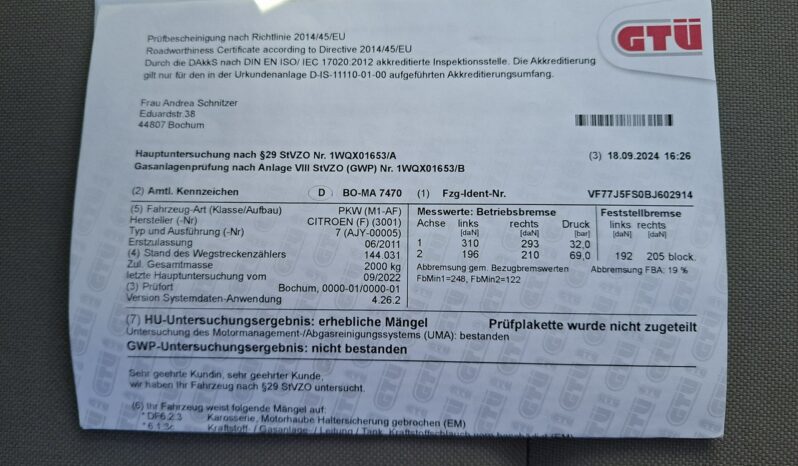 Citroen Berlingo Klimatyzacja, LPG, Dach panoramiczny, Hak, PDC, 2 kpl. kół II (2008-2018) full