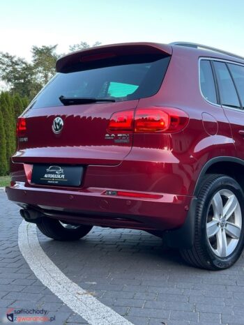 Volkswagen Tiguan 2.0 TDI 4Mot R-Style DSG Panorama Bixenon Skóra Grzane Fotele Serwisowany Bezwypadkowy Gwarancja full