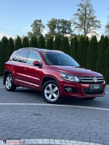 Volkswagen Tiguan 2.0 TDI 4Mot R-Style DSG Panorama Bixenon Skóra Grzane Fotele Serwisowany Bezwypadkowy Gwarancja full
