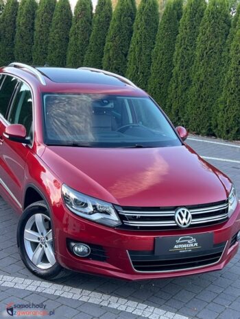 Volkswagen Tiguan 2.0 TDI 4Mot R-Style DSG Panorama Bixenon Skóra Grzane Fotele Serwisowany Bezwypadkowy Gwarancja full