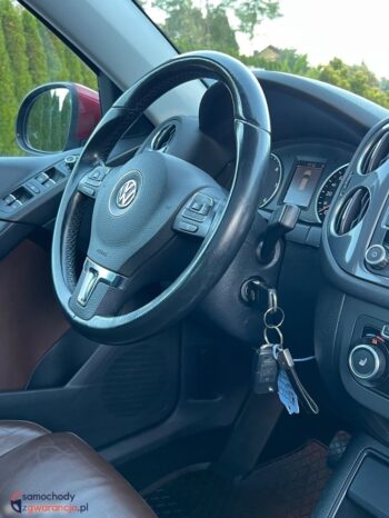 Volkswagen Tiguan 2.0 TDI 4Mot R-Style DSG Panorama Bixenon Skóra Grzane Fotele Serwisowany Bezwypadkowy Gwarancja full