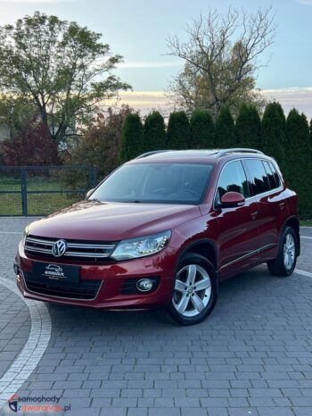 Volkswagen Tiguan 2.0 TDI 4Mot R-Style DSG Panorama Bixenon Skóra Grzane Fotele Serwisowany Bezwypadkowy Gwarancja full