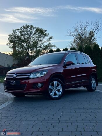 Volkswagen Tiguan 2.0 TDI 4Mot R-Style DSG Panorama Bixenon Skóra Grzane Fotele Serwisowany Bezwypadkowy Gwarancja full