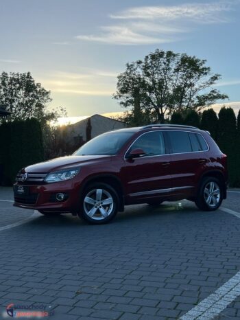 Volkswagen Tiguan 2.0 TDI 4Mot R-Style DSG Panorama Bixenon Skóra Grzane Fotele Serwisowany Bezwypadkowy Gwarancja full
