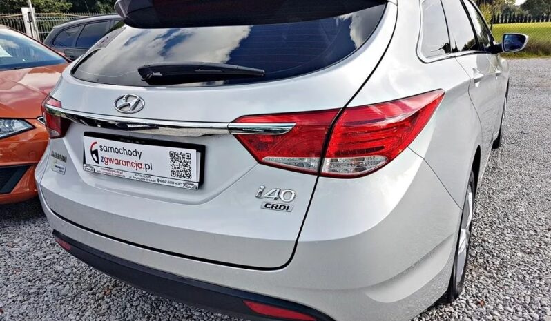 Piękny HYUNDAI i40 1.7 diesel 136KM przeb 209tyś SERWIS 1ROK GWARANCJI full