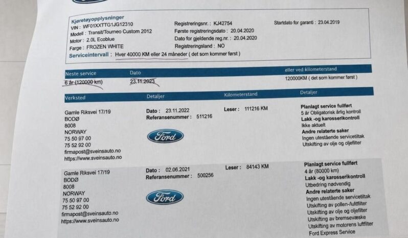 Ford Tourneo Custom 2.0 TDCi L2 Trend SelectShift full