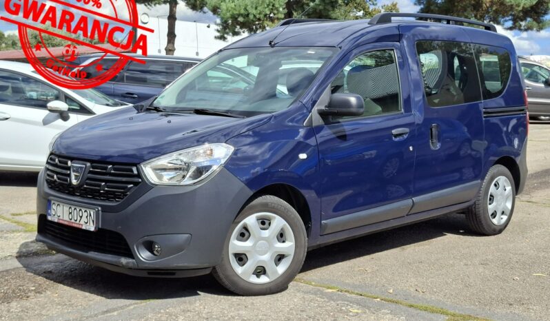 Dacia Dokker Klimatyzacja, Wahadło, Hak holowniczy, Ele szyby, Bluetooth full