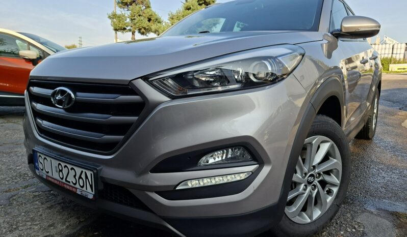Hyundai Tucson Klimatronic 2-stref, Podgrz. fotele, Hak, PDC, Kamera cofania, Navi III (2015-2020) full