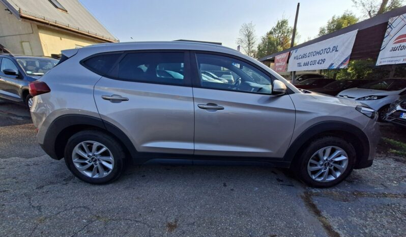 Hyundai Tucson Klimatronic 2-stref, Podgrz. fotele, Hak, PDC, Kamera cofania, Navi III (2015-2020) full