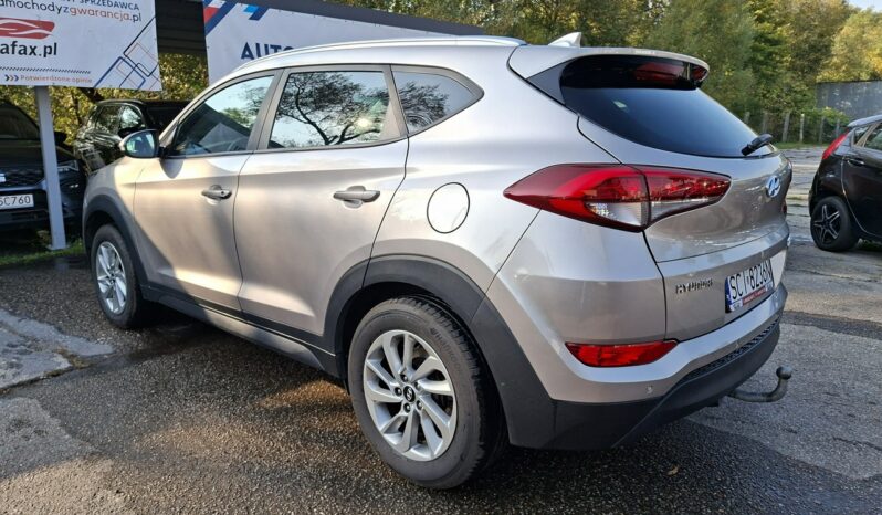 Hyundai Tucson Klimatronic 2-stref, Podgrz. fotele, Hak, PDC, Kamera cofania, Navi III (2015-2020) full
