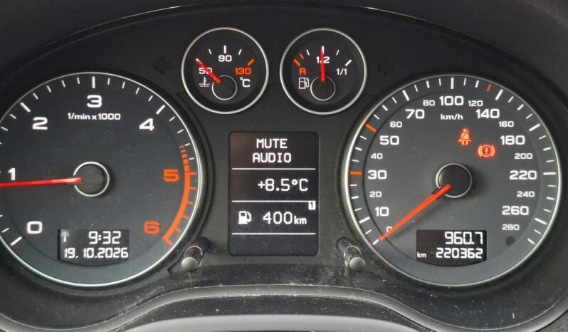 Audi A3 Sportback Klimatronic 2-stref, Tempomat, Podgrz. fotele, PDC, Podłokietnik 8P (2003-2012) full